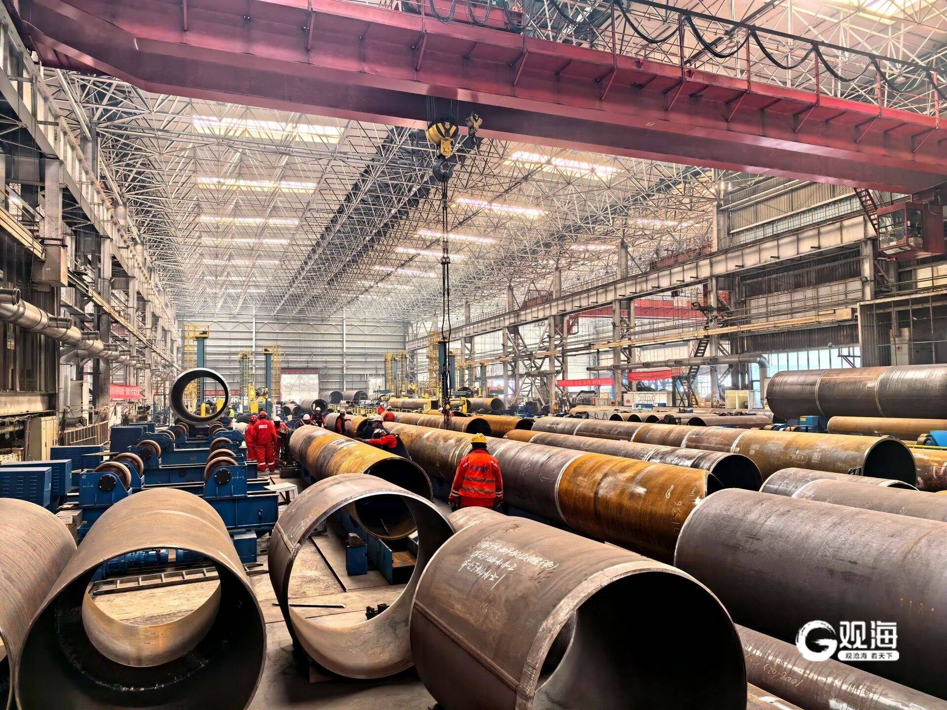 满载排水量超17万吨，亚洲最大圆筒型“海上油气工厂”在青岛开工建造