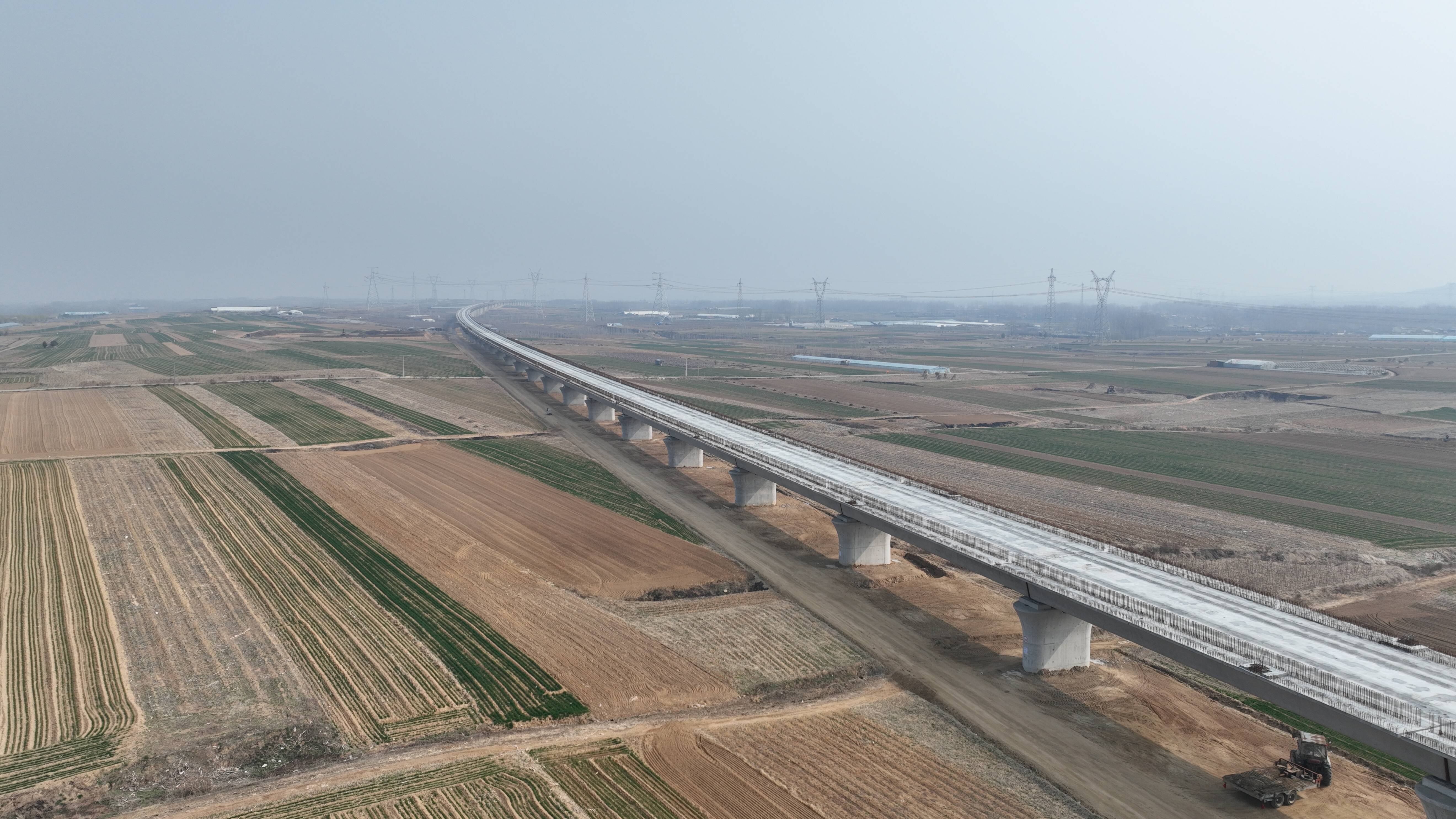 潍宿高铁沂水段架梁完成 为2028年全线建成通车奠定基础_齐鲁原创_山东新闻_新闻_齐鲁网