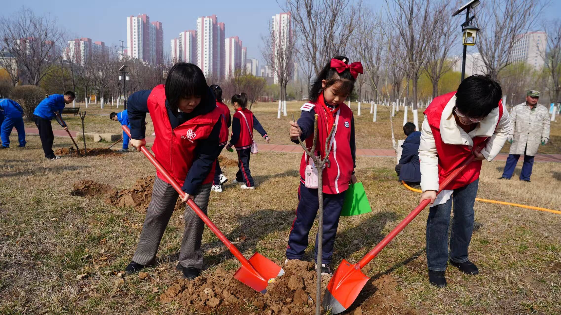 济南：植绿寄情 守护母亲河