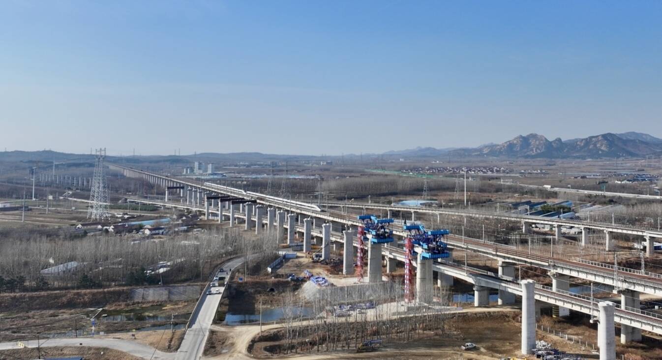 开启新年建设新征程！潍宿高铁至青岛连接线项目全面复工复产