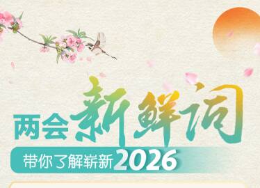 闪电海报|两会新鲜词,带你了解崭新2026