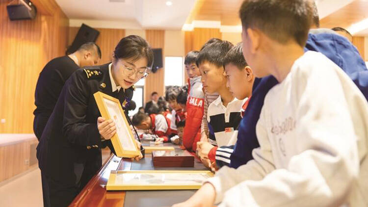 国门生物安全科普走进淄博市科技馆