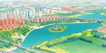 淄博经开区：淄河大道光储充一体化重卡超充站开工建设