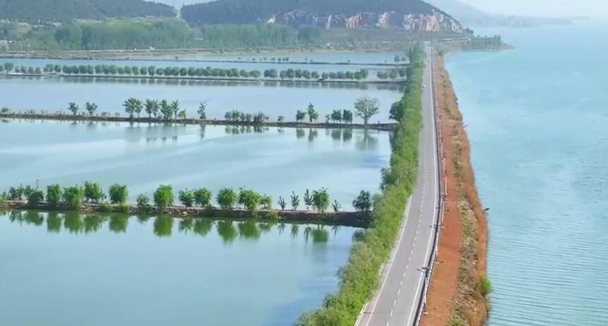 春日美景与泰安东平湖一见如故