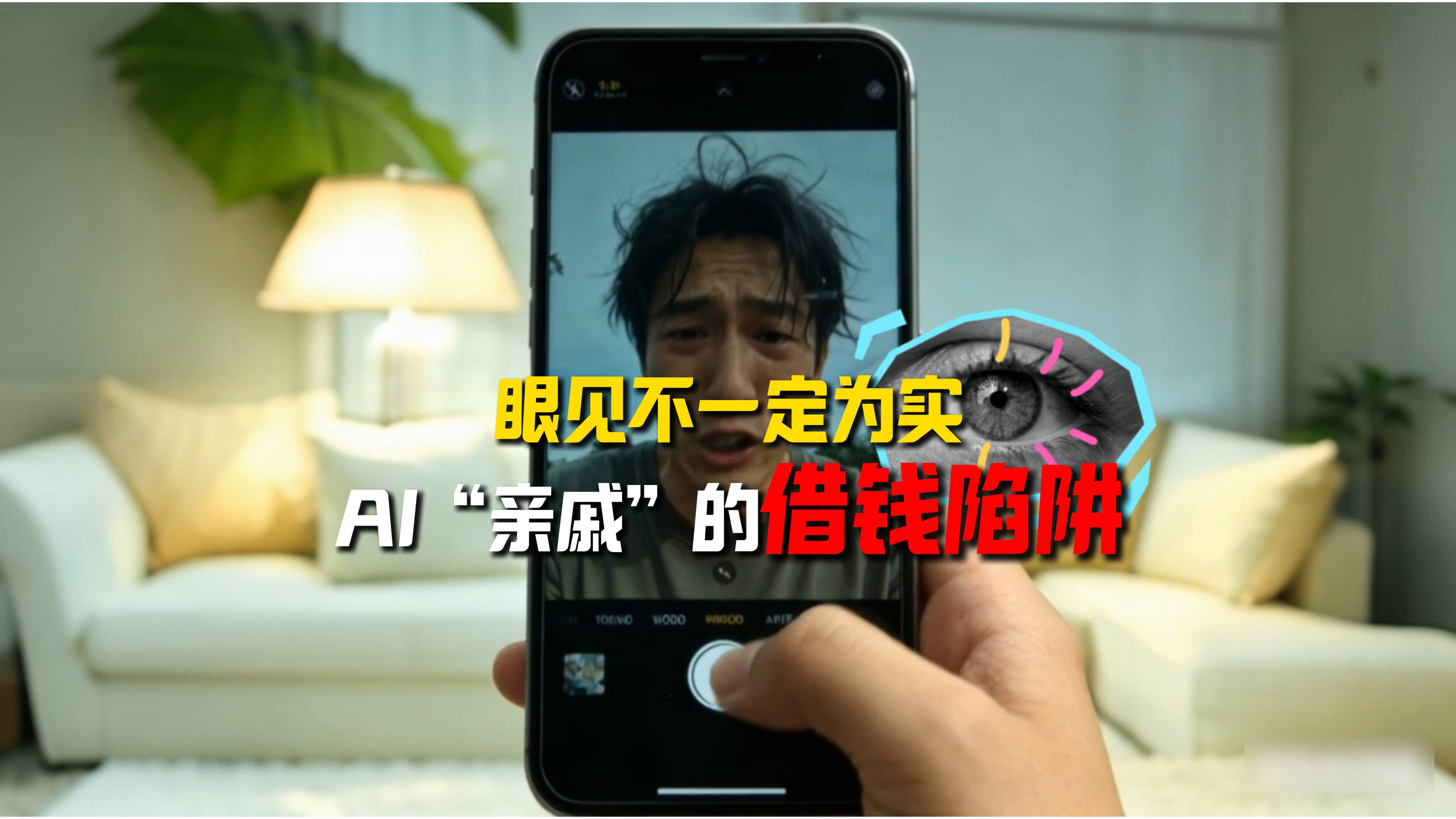 公益广告 | 眼见不一定为实：AI“亲戚”的借钱陷阱