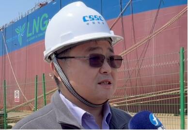 “小舰长”吕礼诗点赞山东制造：大家伙就是国家的实力