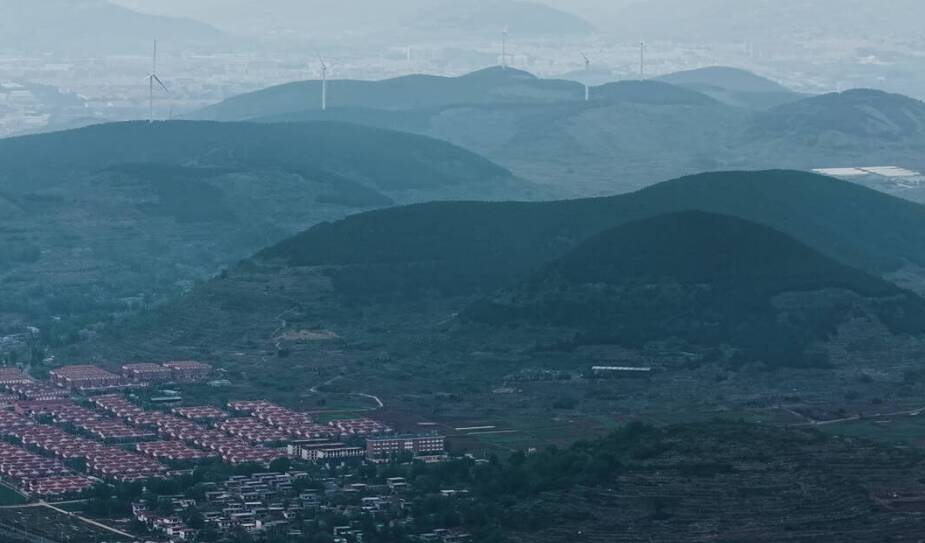 枣庄山亭春日山乡美如画
