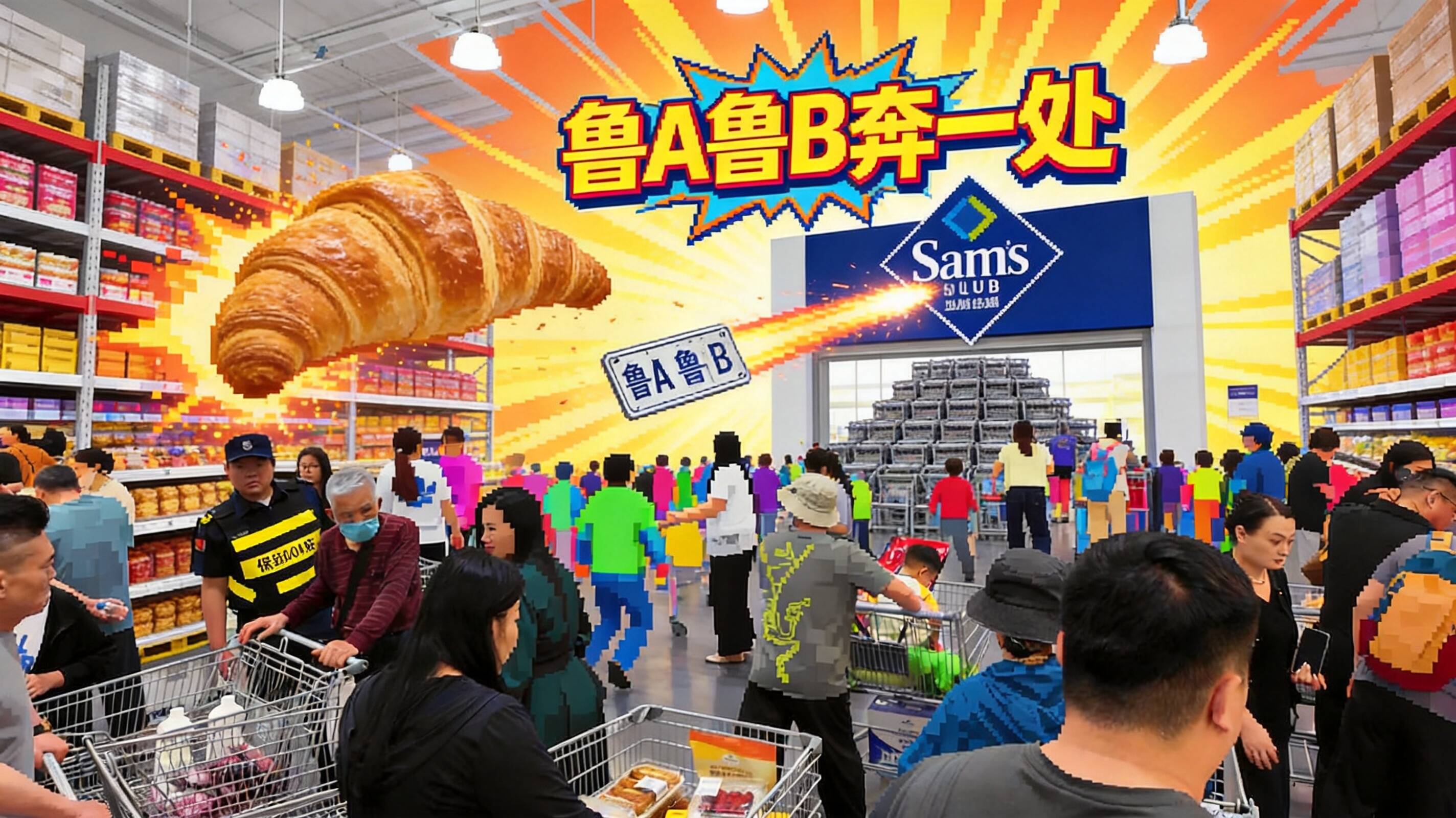 蹲点观察：鲁A和鲁B，今天都往一个地方跑
