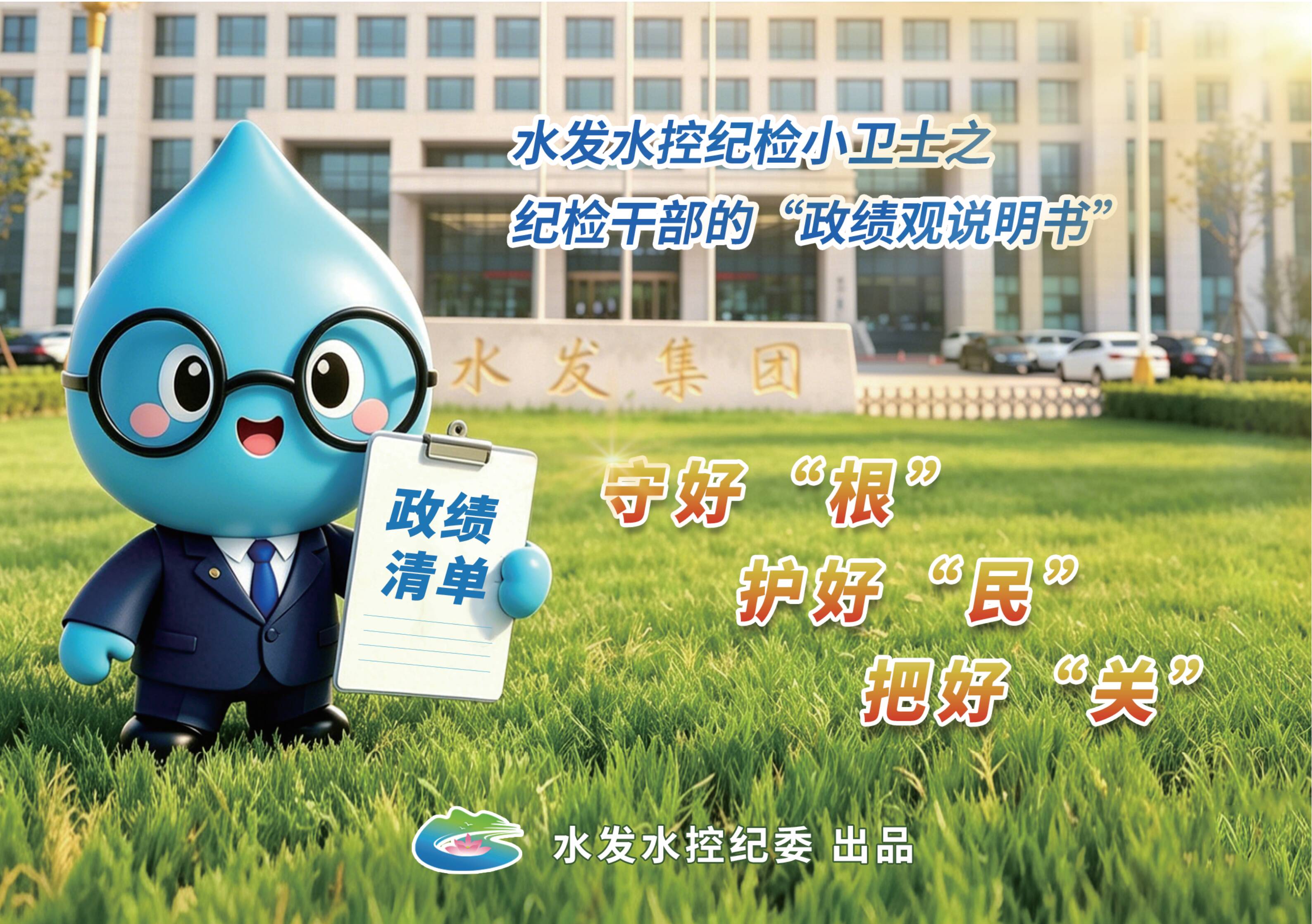 小水滴话清廉：纪检干部的“政绩观说明书”