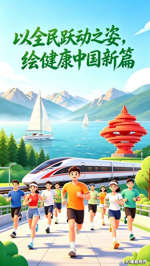 好评中国丨AI漫评：以全民跃动之姿，绘健康中国新篇