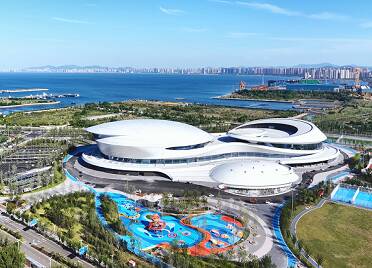 烟台八角湾国际体育中心体育公园板块开门试运营