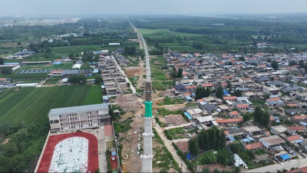 加快建设“轨道上的山东” 济枣铁路泰安段整体建设完成70%
