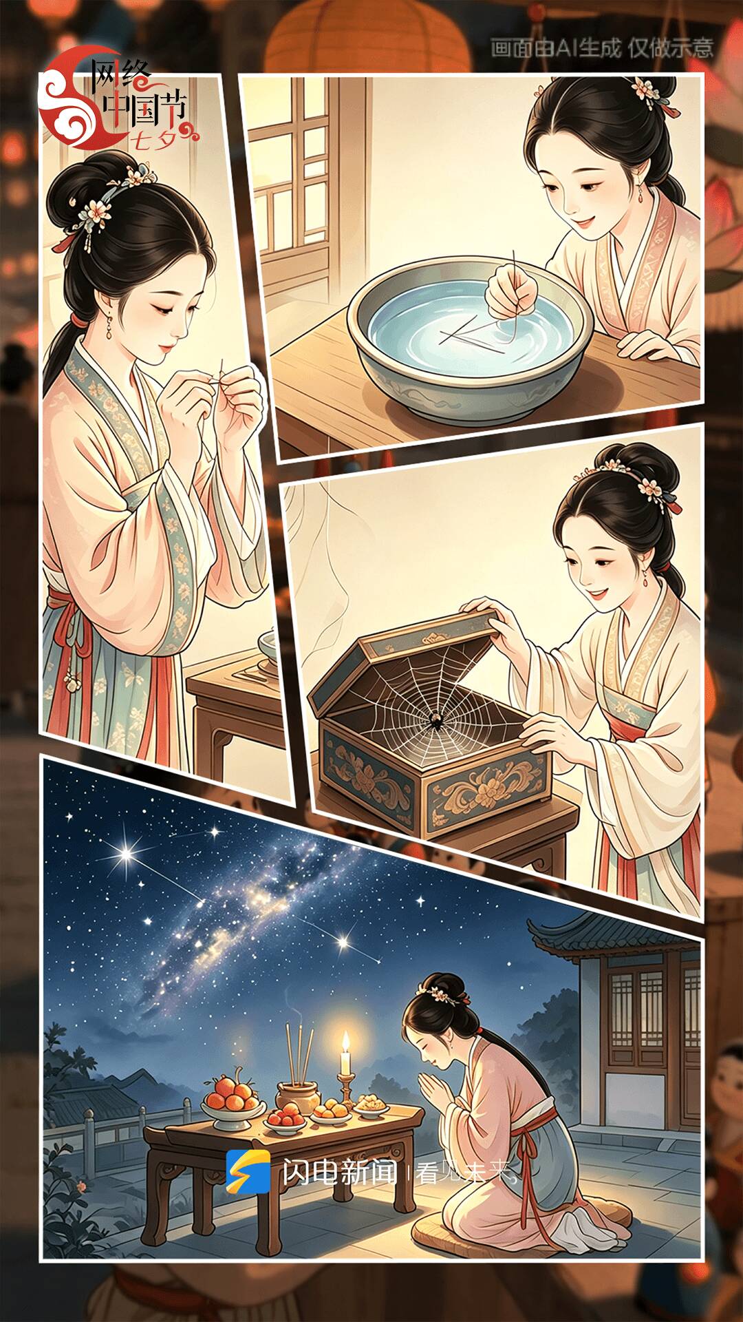 网络中国节·七夕|乞巧求智,遇见七夕的另一面_齐鲁原创_山东新闻_新闻_齐鲁网
