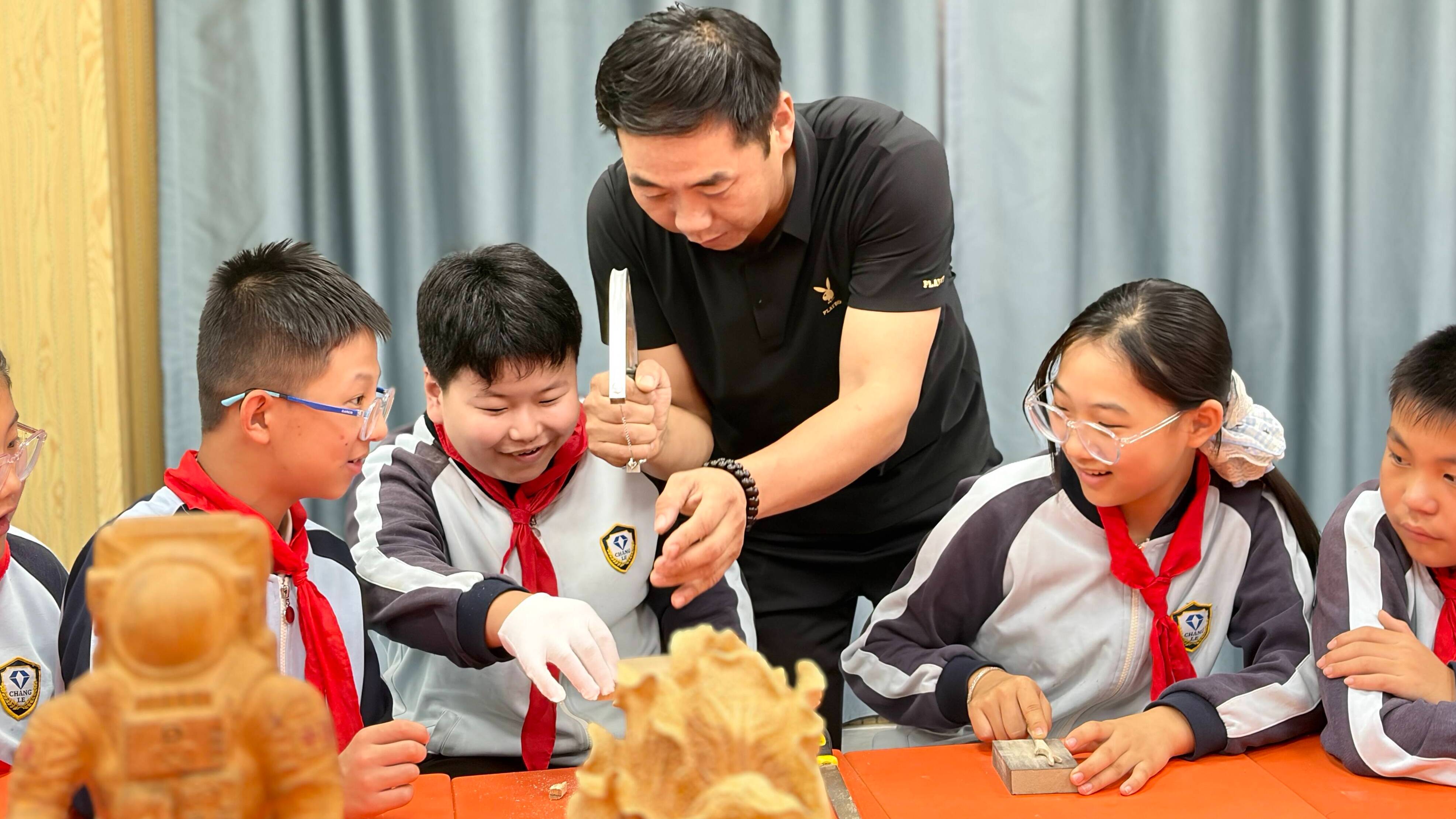 潍坊基层文化建设指导员把非遗种子撒进乡村小学