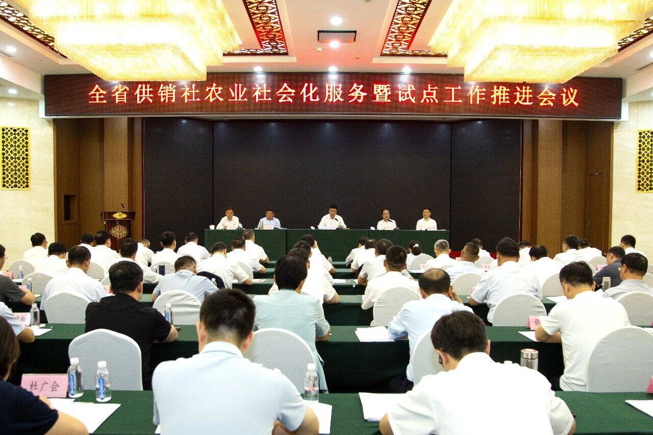 全省供销社农业社会化服务暨试点工作推进会在德州召开