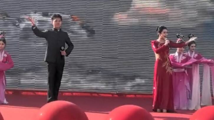 戏曲为魂舞蹈为翼音乐为声——山东艺术学院学子跨界协作亮相山东省第二届绳类运动会开幕式(图2)