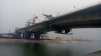 宁梁高速京杭运河特大桥顺利合龙 距下半年通车又近一步