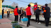 45秒丨助力疫情防控  滨州博兴一村民为全村人送去“新鲜”蔬菜