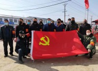临沂河东：党员带头冲锋 党旗在疫情防控一线飘扬