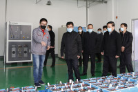 李峰到枣庄高新区督导调研企业复工复产和疫情防控工作