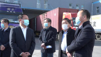 枣庄高新区督导复工企业和街道敬老院疫情防控工作