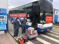 济南机场北指廊项目采用“点对点”运输 保障施工人员安全顺畅返济