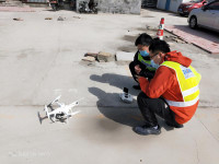 济南行政审批服务局首次使用无人机勘察现场 解决不规则场地测量难度大等问题