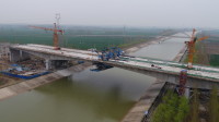 65秒 | 21.568公里！ 中国陆上公路第一长桥—宁梁高速东平湖滞洪区特大桥全景呈现
