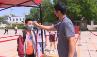 45秒丨滨州无棣水湾镇中心小学开学第一课 从疫情防控教育做起