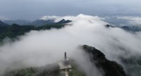 这就是山东丨受持续降雨影响 青州仰天山出现云海奇观