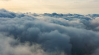 62秒丨威海昆嵛山上空现云海景观 朦胧缥缈似仙境