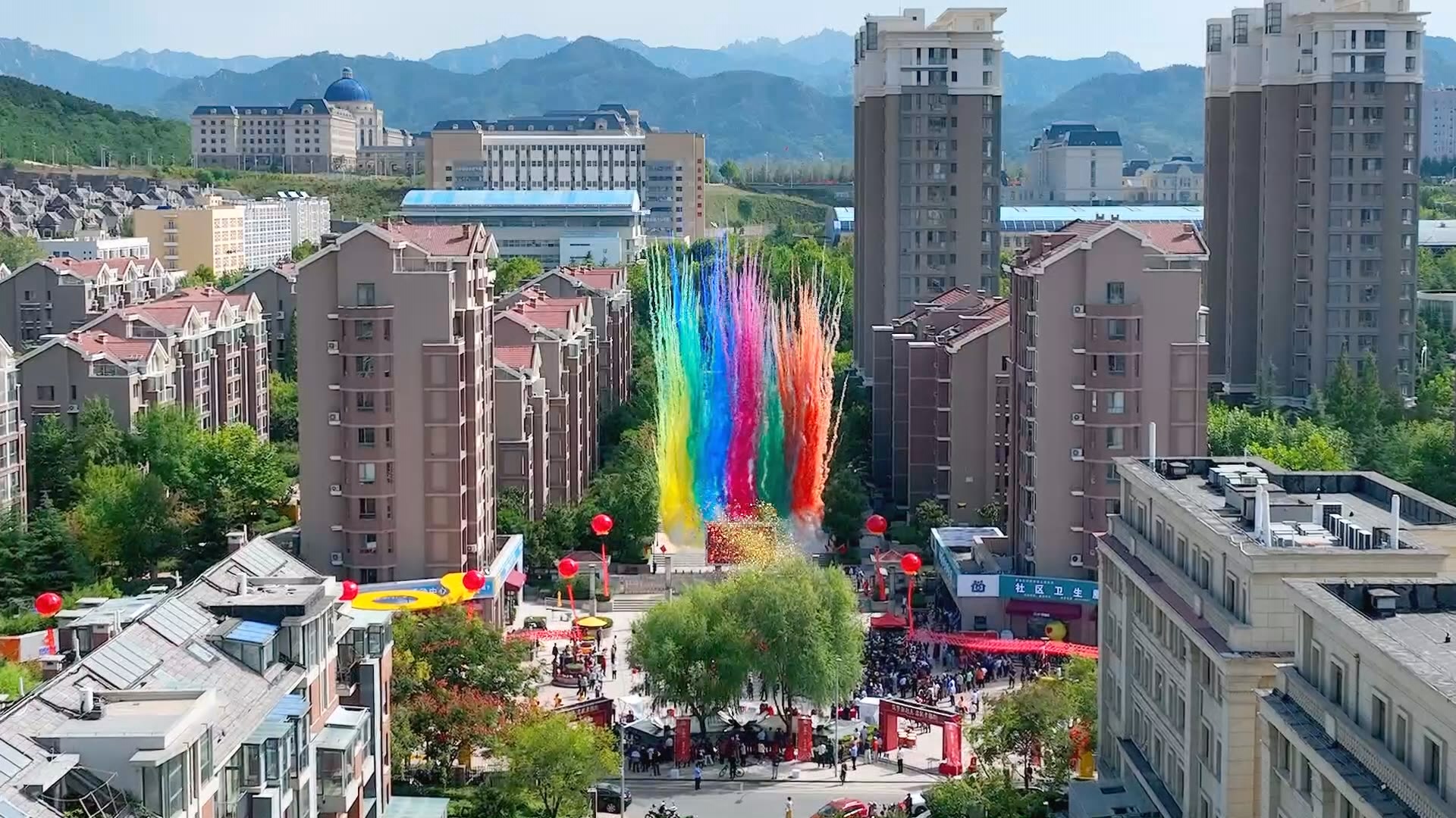 民生提质李沧在行动幸福再加码青岛市李沧区上流佳苑幸福街开街