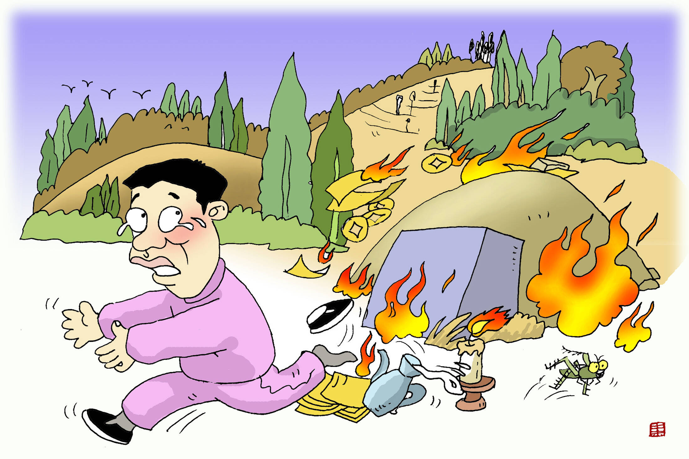 漫话消防安全小知识警惕星星之火可以焚林