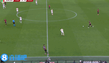 米兰3-0十人莱切进意杯16强 恩昆库侧勾处子球+造红