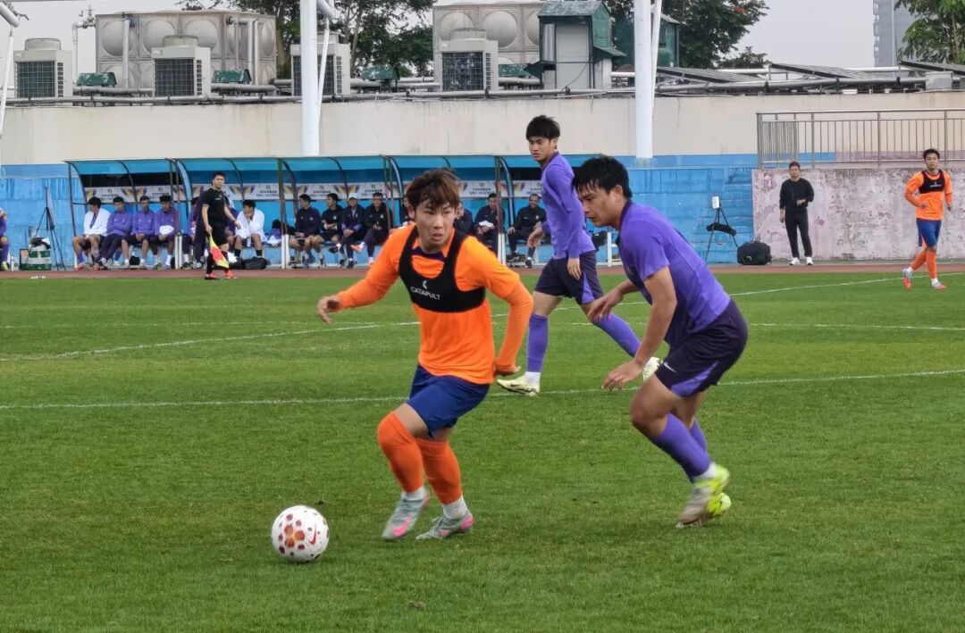 冬训热身赛山东泰山队1-1战平天津津门虎