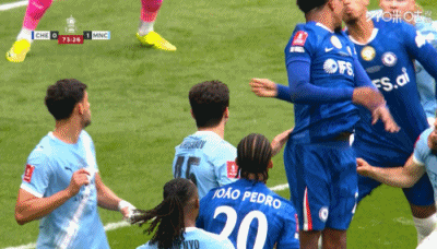塞梅尼奥脚后跟破门 曼城1-0切尔西夺足总杯冠军