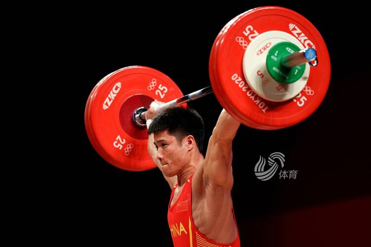 中国军团第5金！男子举重61公斤级李发彬夺冠