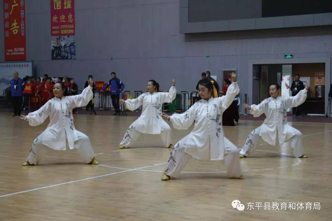 山东省第十一届全民健身运动会太极拳比赛在东平完美收官