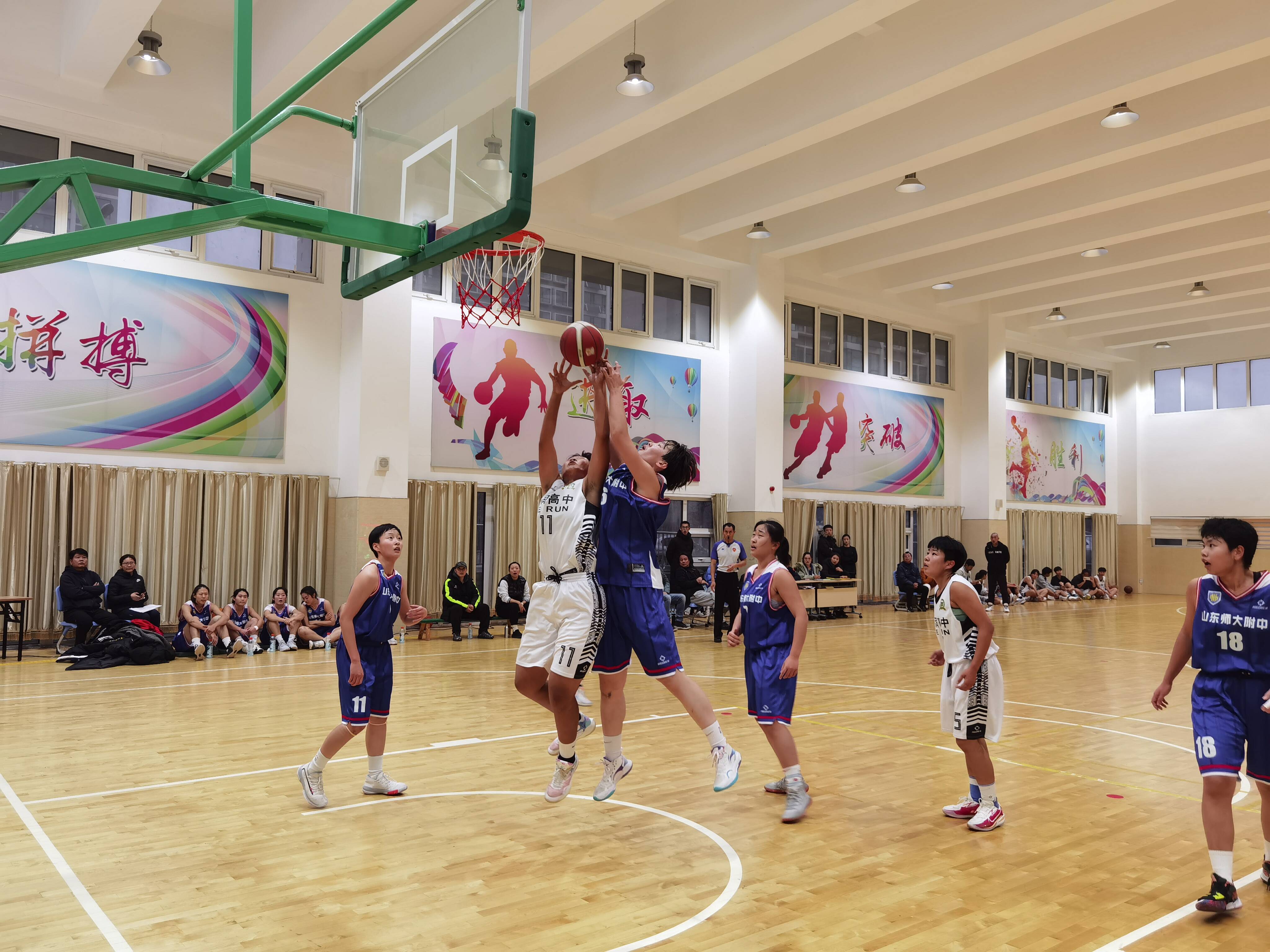 济南市中小学生篮球联赛重燃战火 德润中学斩获高中女子组冠军
