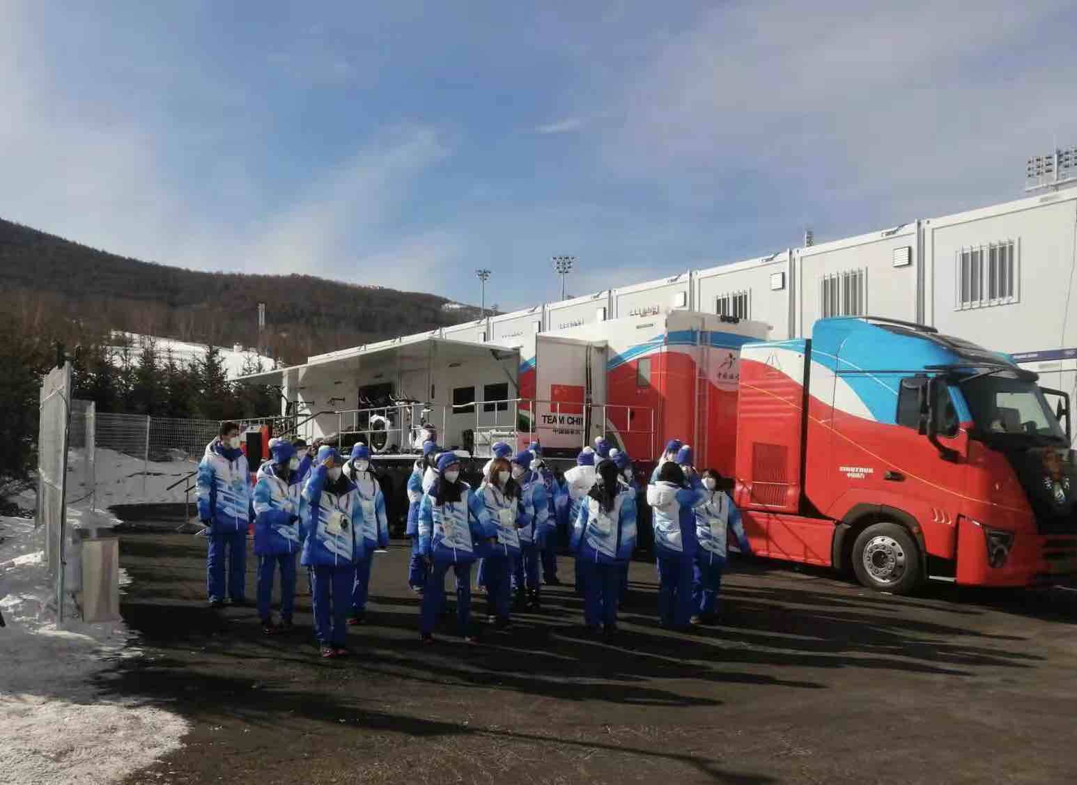 冬奥时刻丨中国雪蜡车冬奥会保障团队，为冰雪健儿提供坚强保障