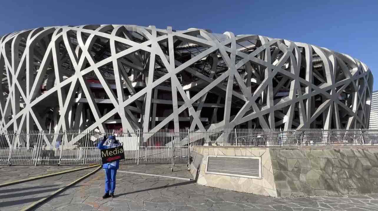 北京冬残奥会开幕在即！山东台记者抵达鸟巢