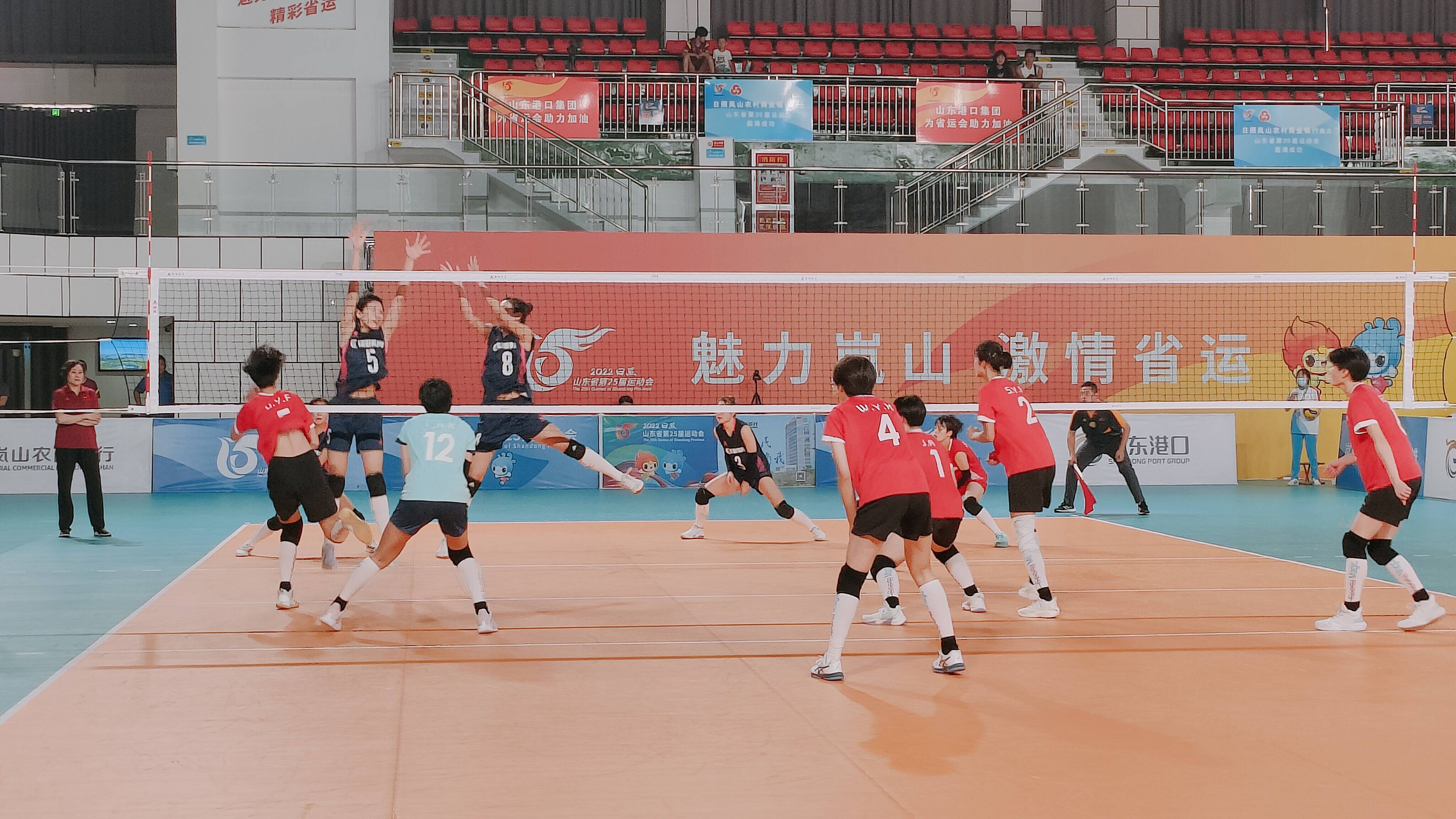 济南、东营均收获四连胜，省运会女排预赛甲组将进入交叉赛