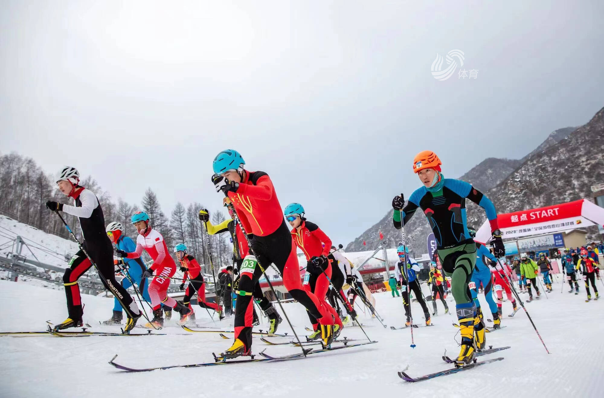 国家滑雪登山青年队山东籍健儿前往北大壶冬训