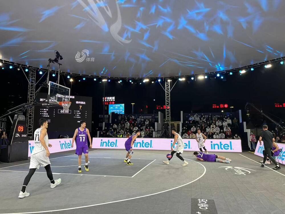 2022中国男子三人篮球联赛总决赛上演 德州德达击败浙江晋级8强