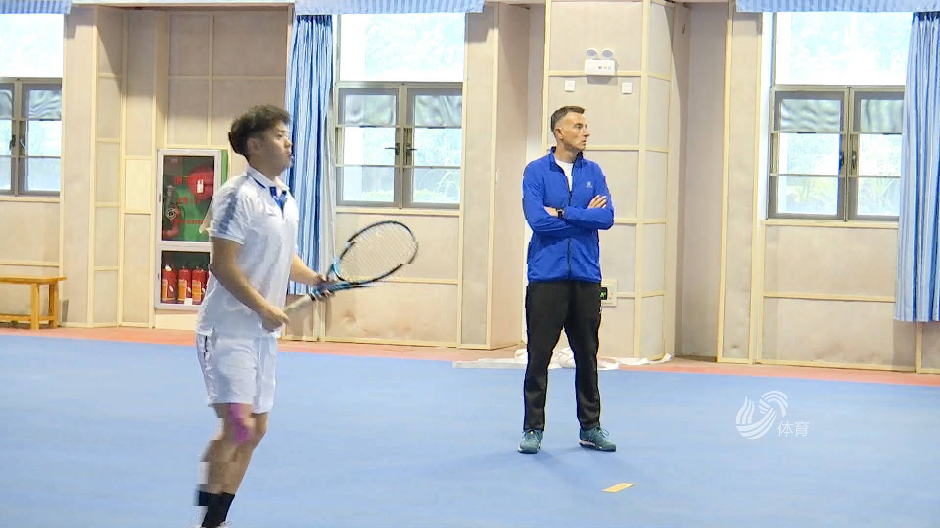 新春加练，山东省网球队北海基地扎实备战
