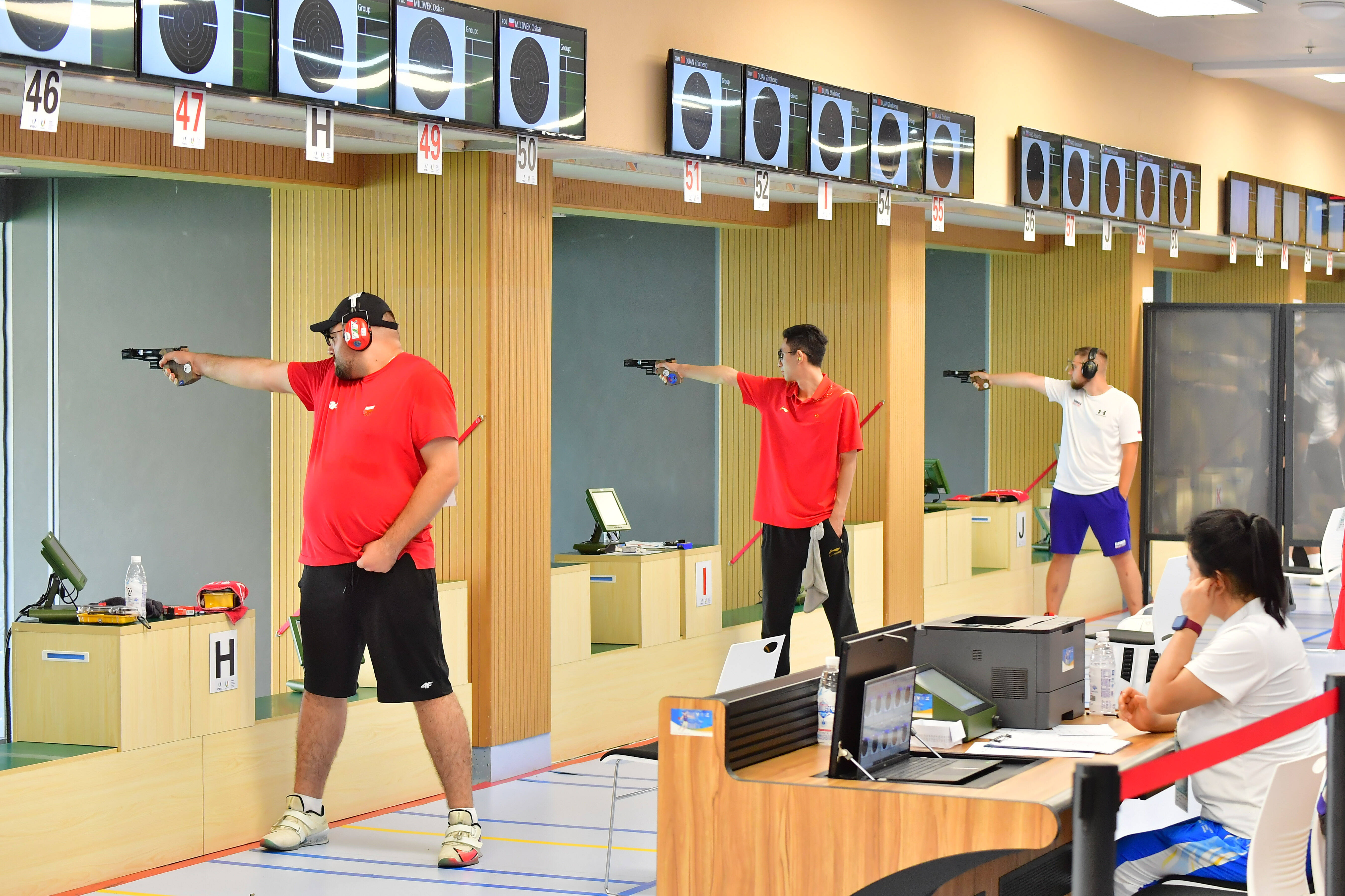 男子25米手枪速射团体赛 山东运动员收获成都大运会首枚金牌