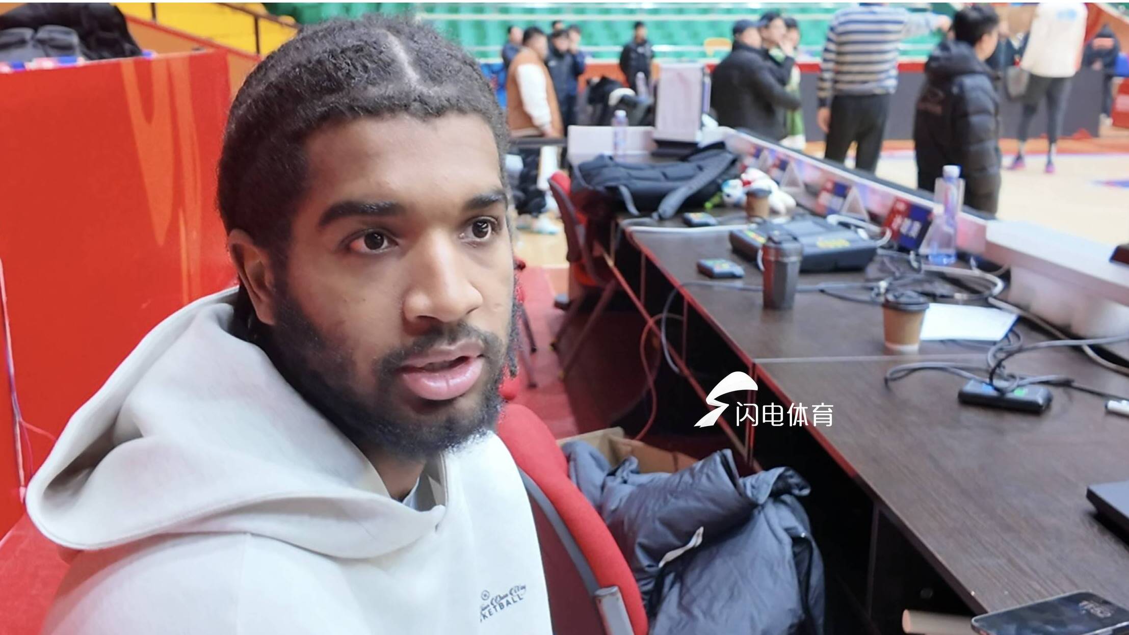 山東高速男籃隊員克裏斯感謝球迷：會盡最大努力前進