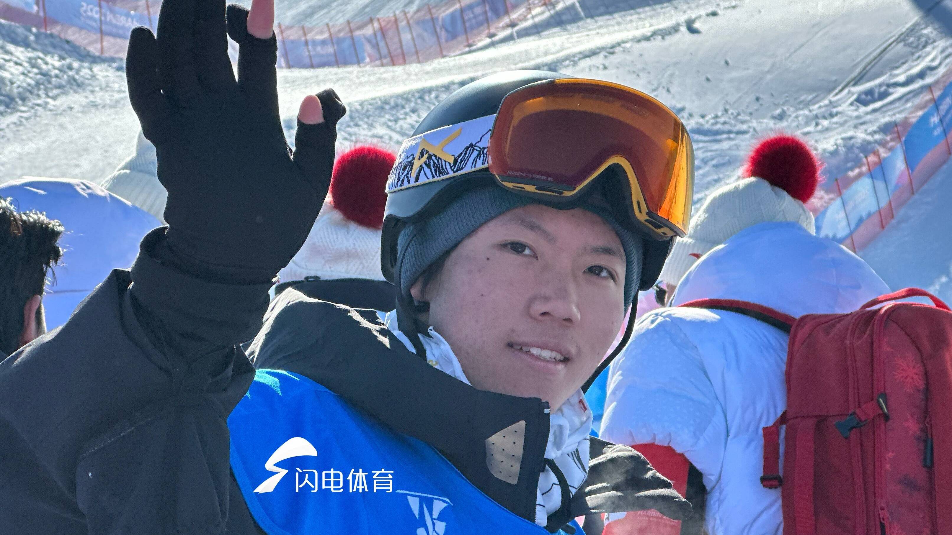 敬彩亞冬行｜山東小將劉昊宇亞冬會單板滑雪展潛力