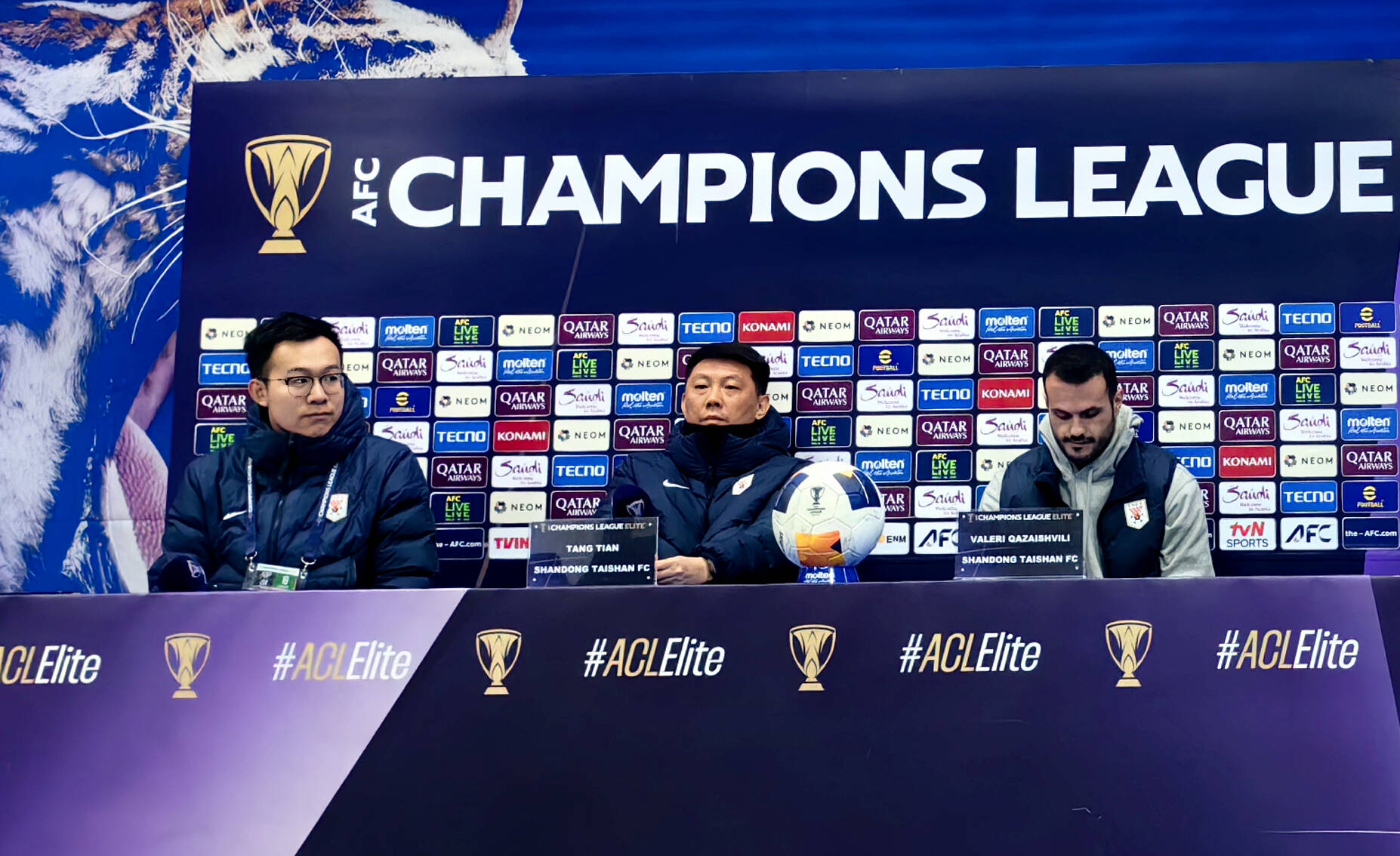 泰山隊亞冠客戰蔚山HD 助理教練唐田：期待上演經典對決