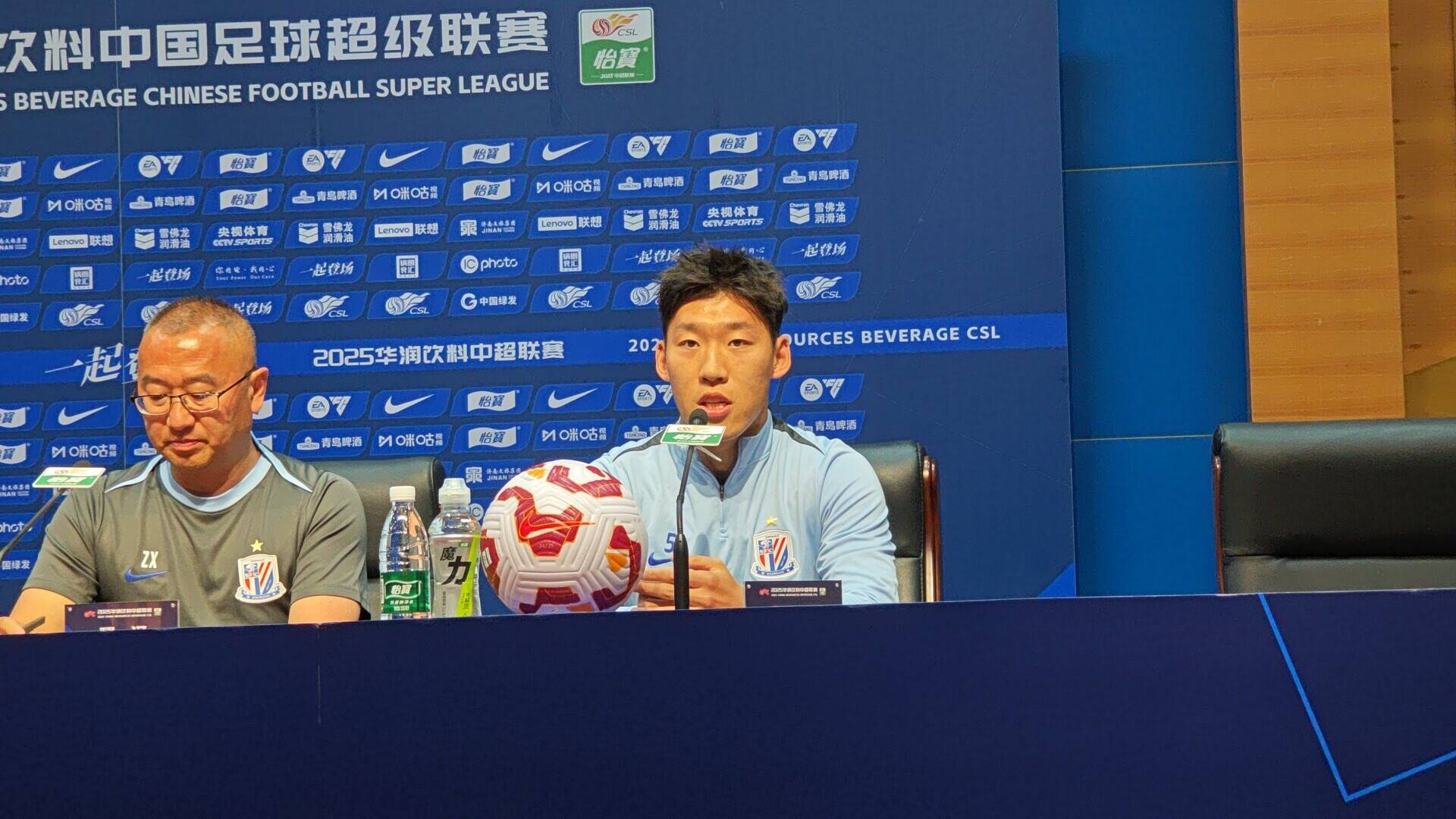 客戰泰山隊，申花隊員朱辰傑：已做好充足準備